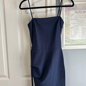 Windsor Strapless Navy Dress